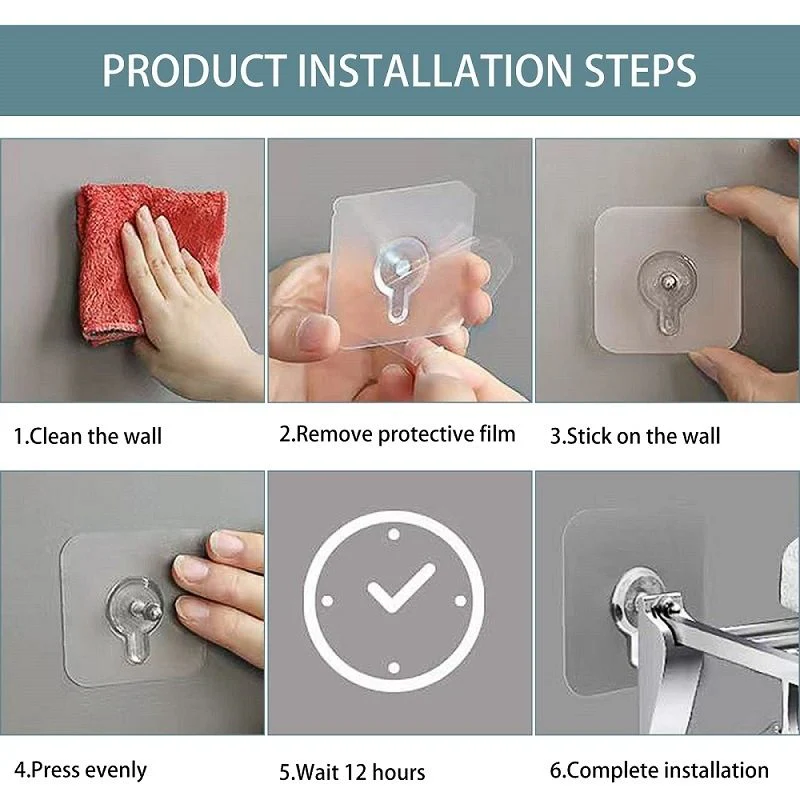 10pcs Screw Hook Hanger - ১০ পিস স্ক্রু হুক - Image 5