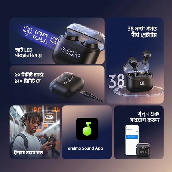 Oraimo AirBuds 4 ENC - Image 5